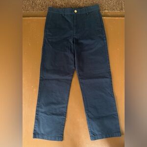 Vineyard Vines Navy Blue Stretch Breaker Pants - Kids Size 14
